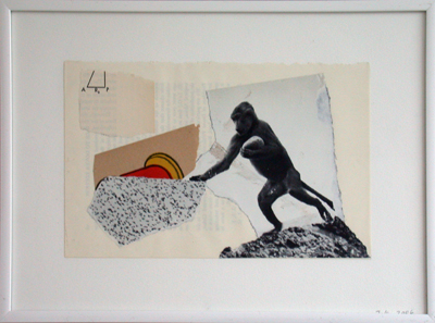 <i>Arp</i>, 2006, collage, mixed media, 8 1/4 x 12 inches (20.9 x 30.5 cm)