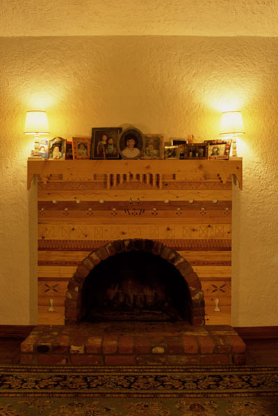<i>Fireplace</i>, 2001, pigment print, 40 x 30 inches (101.6 x 76.2 cm)