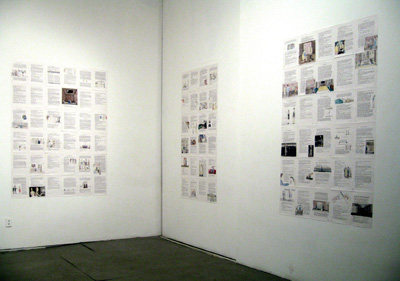 Mike Rogers <i>The Third Eye</i>, 2007, installation of 162 pieces, pencil on paper, variable dimensions