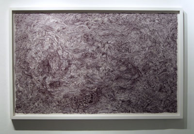 <i>Big Doodle</i>, 2007, ballpoint on paper, 63 x 96 inches (160 x 243.8 cm)