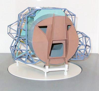 <i>Model for Interior Structure of Nonfunctional Surplus Hardware</i>, 2004, plastic, metal, paint