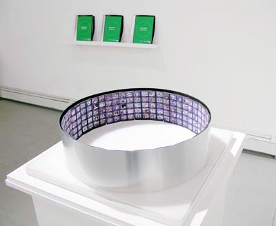 <i>The Favre Era Cyclorama</i>, 2004, scaled model: cardboard, foamcore, plexiglass, digital images
