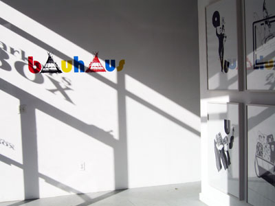 <i>Bauhaus</i>, exhibition view, Parker's Box, 2006