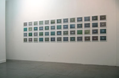 <i>Gowanus</i>, 2008, 52 inkjet prints on rag paper, each: 9 1/2 x 12 inches (24 x 30 cm), overall: 46  x 183 inches (117 x 465 cm)