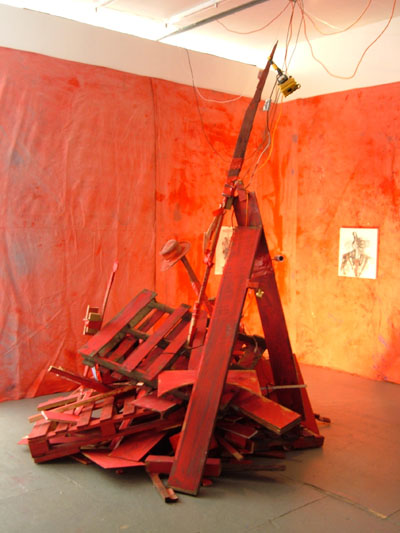 <i>When A River Changes Its Course, PHASE 1</i>, exhibition view, Parker's Box, 2008;