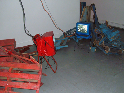 <i>When A River Changes Its Course, PHASE 2</i>, exhibition view, Parker's Box, 2009;