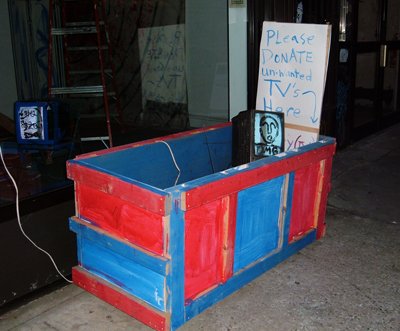<i>When A River Changes Its Course, PHASE 3</i>, exhibition view, Parker's Box, 2009;