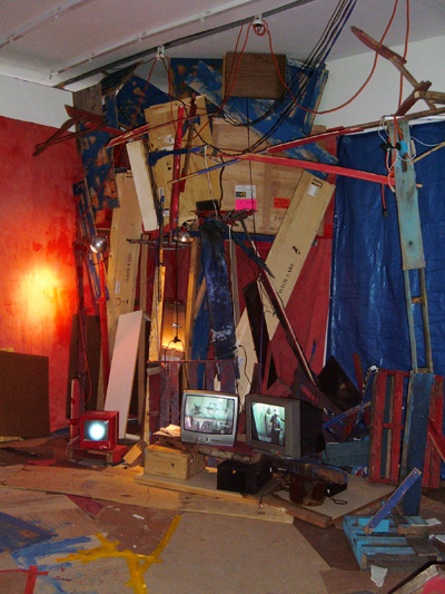 <i>When A River Changes Its Course, PHASE 3</i>, exhibition view, Parker's Box, 2008;