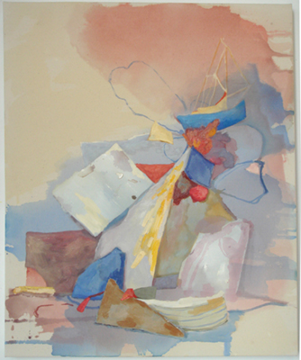 Angelina Gualdoni, <i>Untitled</i>, 2009, oil and acrylic on canvas, 34 x 28 inches (86.5 x 71 cm)